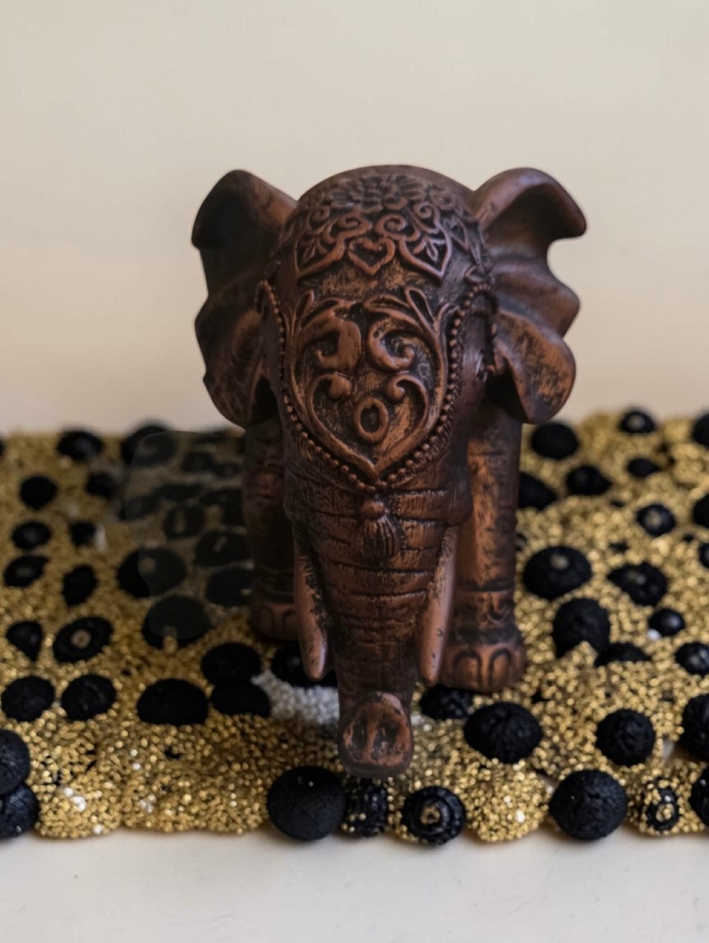 Better Homes And Gardens Nwot Bronze-Tone Decorative Elephant Figurine